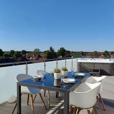 Penthouse Mit Whirlpool Im Herzen Von Niedersachsen Burgwedel  Exterior foto